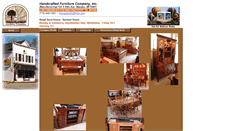 Desktop Screenshot of handcraftedfurniture.net