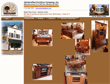Tablet Screenshot of handcraftedfurniture.net